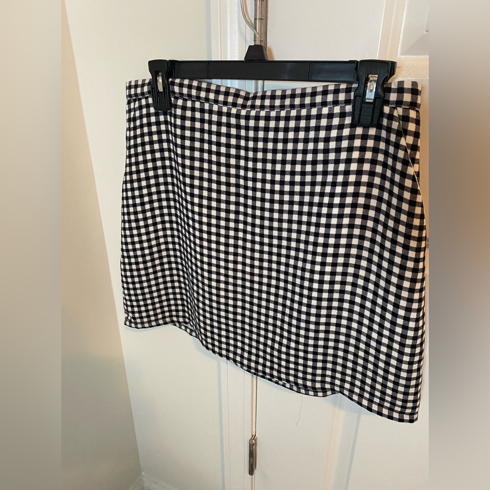 Checkered Mini Skirt (Forever 21)